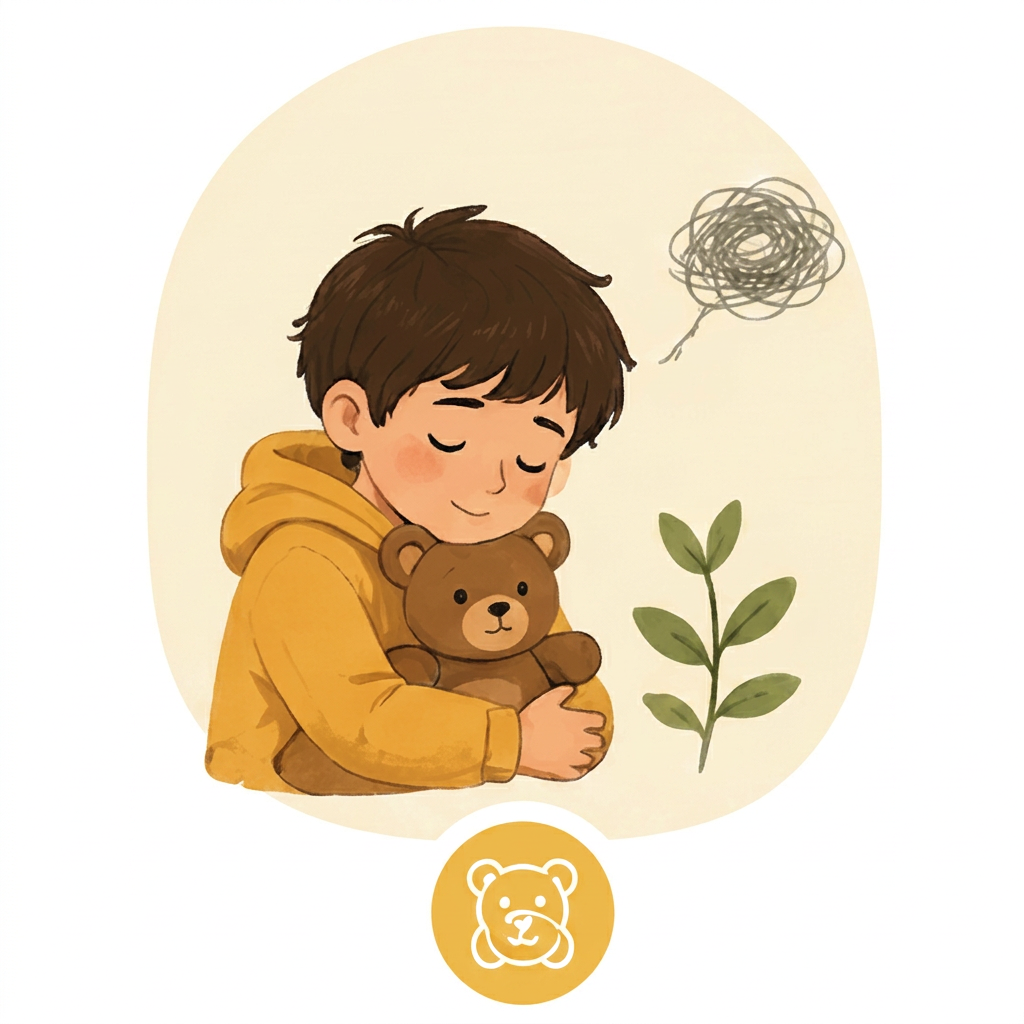 Illustration representing trauma and emotional distress