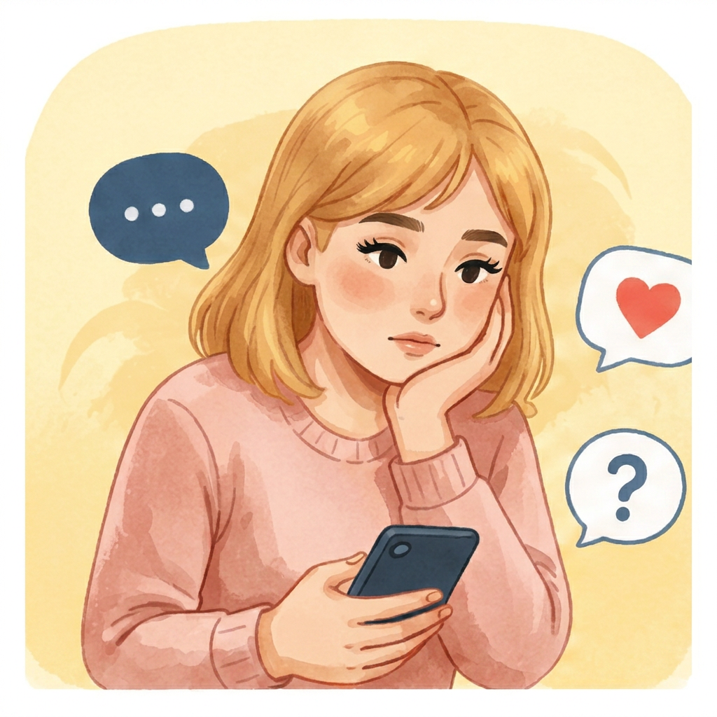 Illustration representing relationships and modern dating