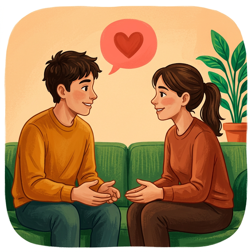 Illustration representing couples counselling
